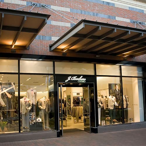 Exterior of J. Barbaro Clothiers at The Mall at Partridge Creek